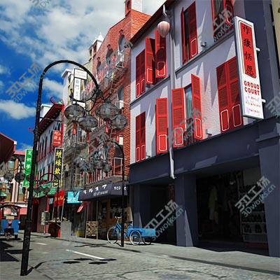 images/goods_img/2021040162/China town block by 3DRivers/2.jpg